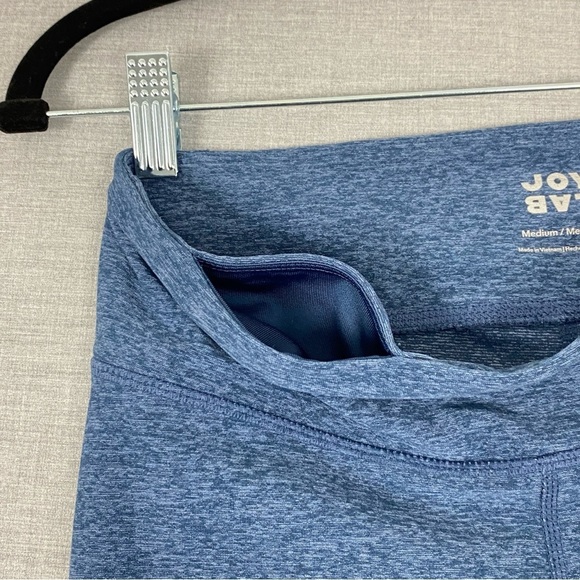 JoyLab Leggings Blue Heather Block Sz Medium - Picture 6 of 10